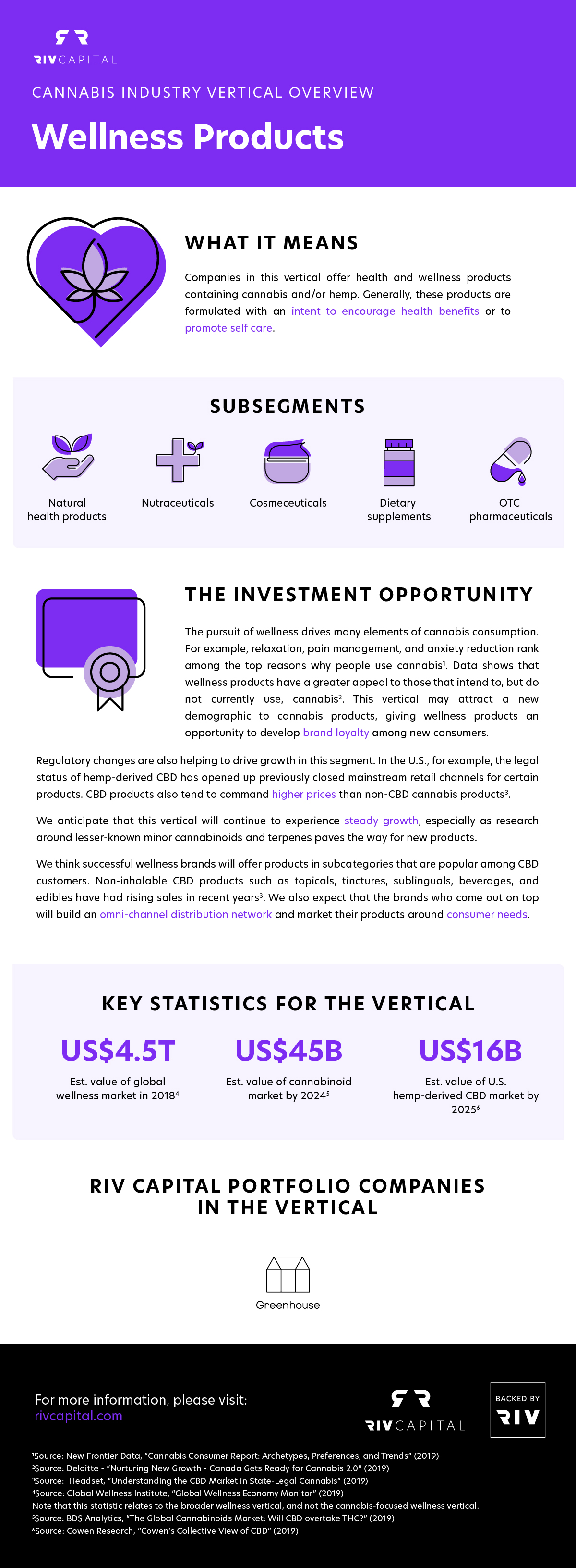 Wellness products: statistics, subsegments and the investment opportunity for the cannabis industry (infographic)